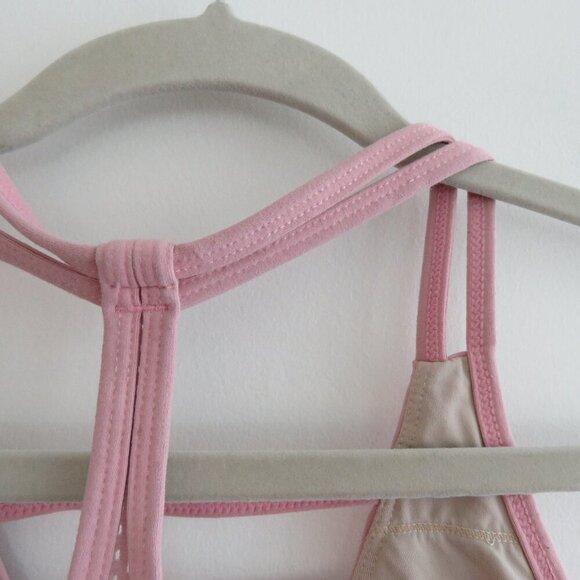 ZYIA ACTIVE Grid Sports Bra in Light Pink Athleisure Workout Gym - Size M - Picture 10 of 13